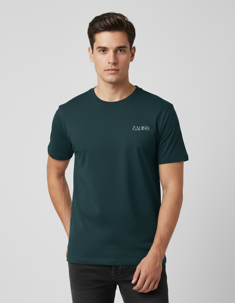 Zadiss Unisex Classic Crew T-Shirt – Signature Left Logo