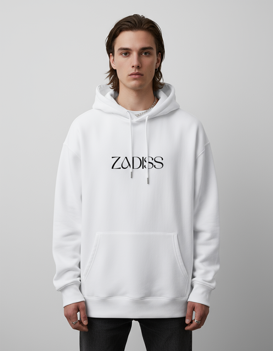 Zadiss Unisex Oversized Hoodie – Signature Logo Edition
