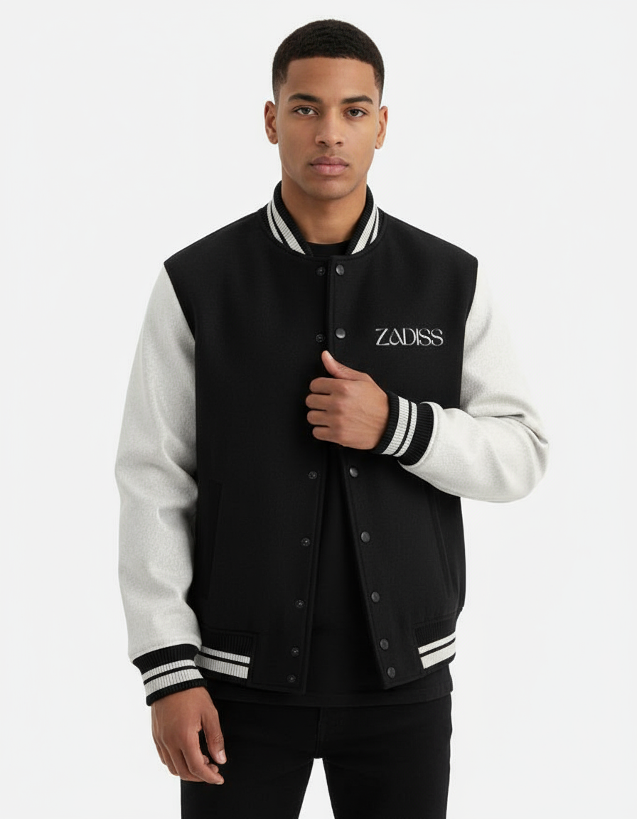 Zadiss Unisex Varsity Jacket – Classic College Style with a Modern Edge